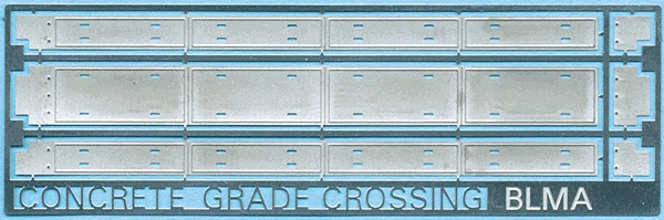 BLMA 79 N Scale Concrete Modern Grade Crossing 1 BLMA 79 N Scale Concrete Modern Grade Crossing