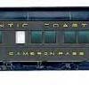 Branchline Trains 5010 HO Scale PS 8-1-2 Sleeper Kit Atlantic Coast Line ACL "Cameron Pass" - NOS
