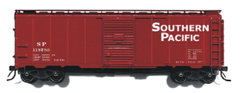 Branchline Trains 9015 HO Scale 40' AAR Boxcar Kit Southern Pacific SP #'s Vary - NOS 1 Branchline Trains 9015 HO Scale 40' AAR Boxcar Kit Southern Pacific SP #'s Vary - NOS