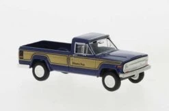 Brekina 19812 HO Scale 1967 Jeep Gladiator Blue And Gold