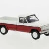 Brekina 19813 HO Scale 1967 Jeep Gladiator Red And White