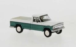 Brekina 19818 HO Scale 1967 Jeep Gladiator Green And White