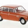 Brekina 29421 HO Scale 1966-1973 Volvo Series 144 Sedan Red Orange