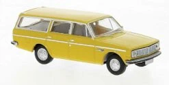 Brekina 29469 HO Scale 1966-1973 Volvo Series 145 Station Wagon Honey Yellow