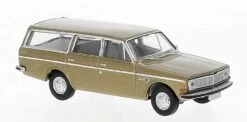 Brekina 29470 HO Scale 1966-1973 Volvo Series 145 Station Wagon Gold