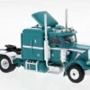 Brekina 85710 HO Scale 1976 Peterbilt 359 Sleeper Cab Tractor Turquoise