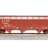 Broadway Limited Imports 7370 HO Scale AAR 70 Ton Triple Hopper Santa Fe ATSF 4 Pack
