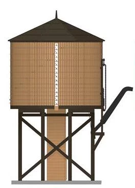 Broadway Limited Imports 7911 HO Scale Wood Water Tower - Brown (Operating/Sound) 1 Broadway Limited Imports 7911 HO Scale Wood Water Tower - Brown (Operating/Sound)