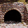 Woodland Scenics C1264 HO Scale Culvert - Random Stone (2-Pack)