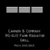 Cannon & Company 1410 HO Scale Farr Radiator Grille SD45