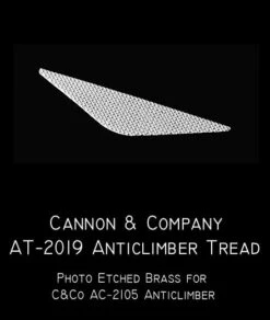 Cannon & Company 2019 HO Scale Anticlimber Safety Tread Fits #2105 50-Series Anticlimber (6-Pack)