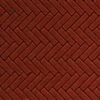 Chooch 8663 HO Scale Flexible Dark Red Medium Brick Pavers Sheet Herringbone Pattern 2 Pack