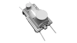 Class One Model Works ZZ03003 HO Scale Large Pump Load For Heavy Duty Flatcar -Model Train Toys Shop class one model works zz03003 ho scale large pump load for heavy duty flatcar 4