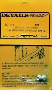Details West SG-118 HO Scale Steam Generator Set