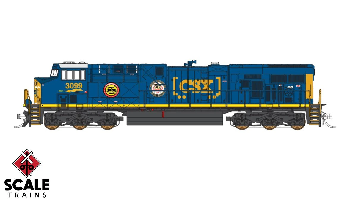 Fox Valley Models 10018 N Scale ES44AH "Saftey Train" CSX 3099 DCC LokSound 1 Fox Valley Models 10018 N Scale ES44AH "Saftey Train" CSX 3099 DCC LokSound