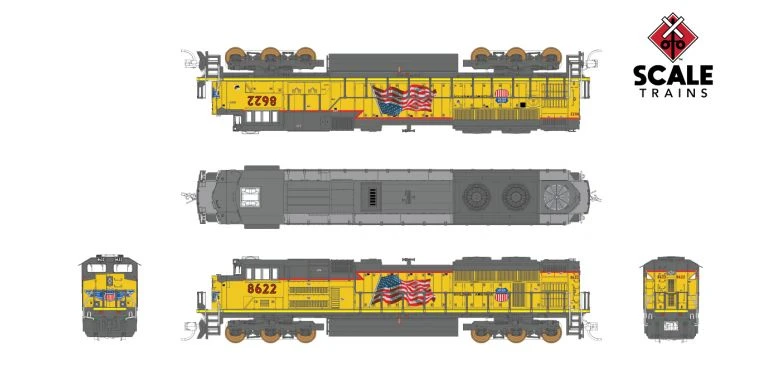 Fox Valley Models 10187 N Scale EMD SD70ACe Union Pacific UP 8658 2 Fox Valley Models 10187 N Scale EMD SD70ACe Union Pacific UP 8658 - Image 2