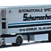 Herpa 144711 HO Scale Scania 124 Tractor With Refrigerated Trailer - Schumacher