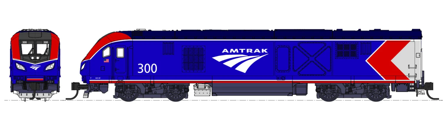 Kato 176-6052 N Scale Siemens ALC-42 Charger Locomotive Amtrak Phase VI 303 2 Kato 176-6052 N Scale Siemens ALC-42 Charger Locomotive Amtrak Phase VI 303 - Image 2