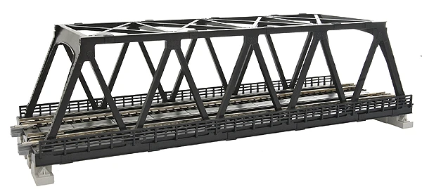Kato 20438 N Scale UniTrack 248mm 9-3/4" Double Track Truss Bridge, Black 1 Kato 20438 N Scale UniTrack 248mm 9-3/4" Double Track Truss Bridge, Black