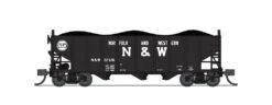 BLI (Broadway Limited Imports) 7145 N Scale H2a 3 Bay Hopper Norfolk & Western N&W 2 Pack B