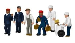 Lionel 1957130 HO Scale Figures - Station Service Crew