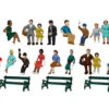 Lionel 1957210 HO Scale Sitting Passengers Bulk Pack 50 Figures