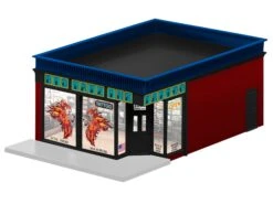 Lionel 2129010 O Gauge Big Taz Ink Tattoo Shop (Plug - Expand - Play)