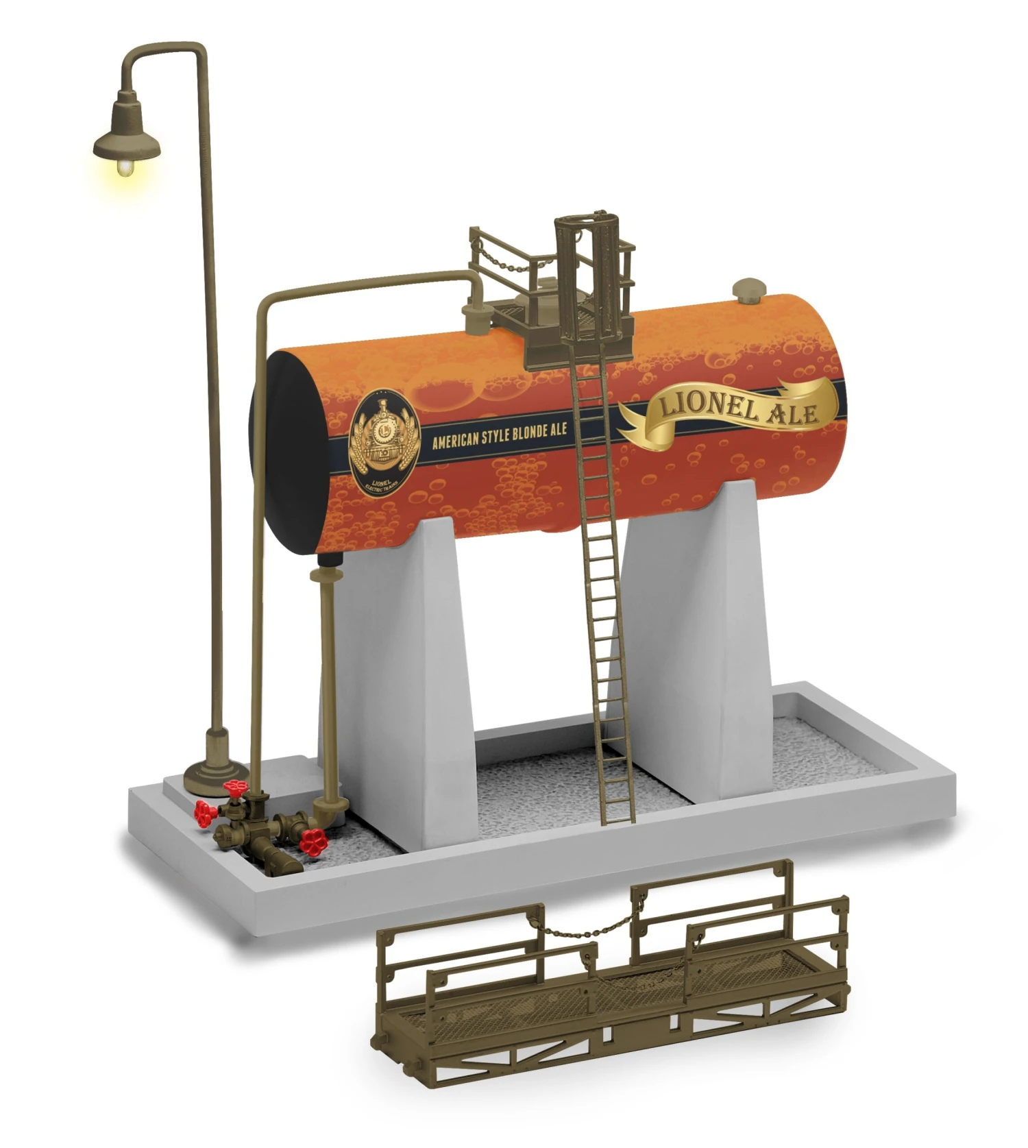 Lionel 2129200 O Gauge Lionel Ale Elevated Oil Tank (Plug - Expand - Play) 1 Lionel 2129200 O Gauge Lionel Ale Elevated Oil Tank (Plug - Expand - Play)