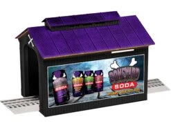 Lionel 2129330 O Gauge Lighted Half Covered Bridge Halloween