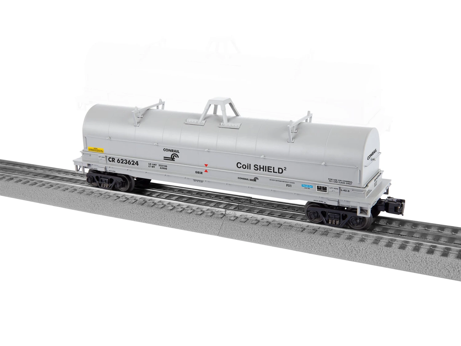 Lionel 2226472 O Scale Coil Car Conrail CR 623624 1 Lionel 2226472 O Scale Coil Car Conrail CR 623624