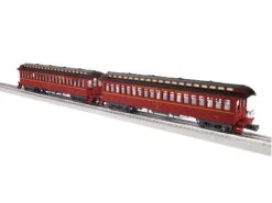 Lionel 2227030 O Scale Wood Coach Set 2 Pack #1 Strasburg Railroad #59 & #62 (1990s)