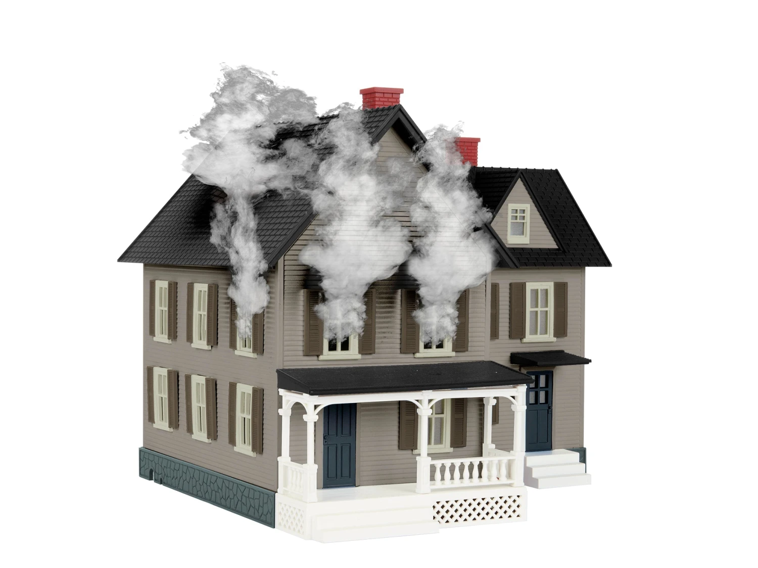 Lionel 2229050 O Gauge Burning House (Plug-Expand-Play) 1 Lionel 2229050 O Gauge Burning House (Plug-Expand-Play)