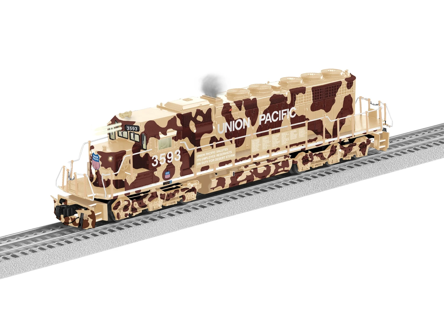Lionel 2233561 O Scale LEGACY EMD SD40-2 Union Pacific Desert Victory UP 3593 BTO 1 Lionel 2233561 O Scale LEGACY EMD SD40-2 Union Pacific Desert Victory UP 3593 BTO