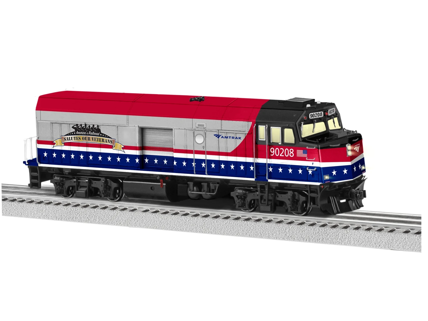 Lionel 2233800 O Scale LEGACY F40PH "Cabbage" Amtrak Veterans 90208 BTO 1 Lionel 2233800 O Scale LEGACY F40PH "Cabbage" Amtrak Veterans 90208 BTO