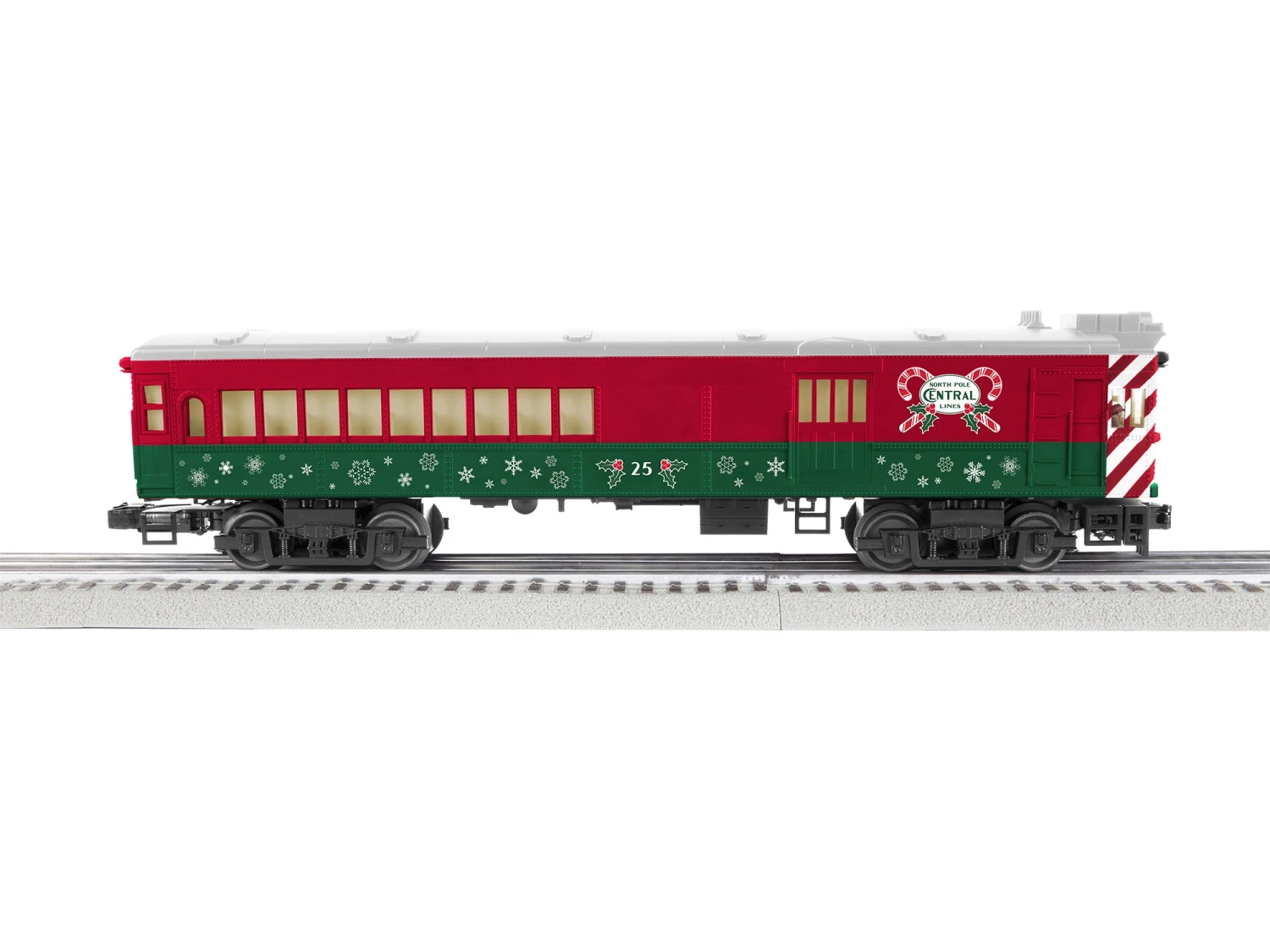 Lionel 2235090 O Gauge LionChief 2.0 Christmas Doodlebug 2 Lionel 2235090 O Gauge LionChief 2.0 Christmas Doodlebug - Image 2