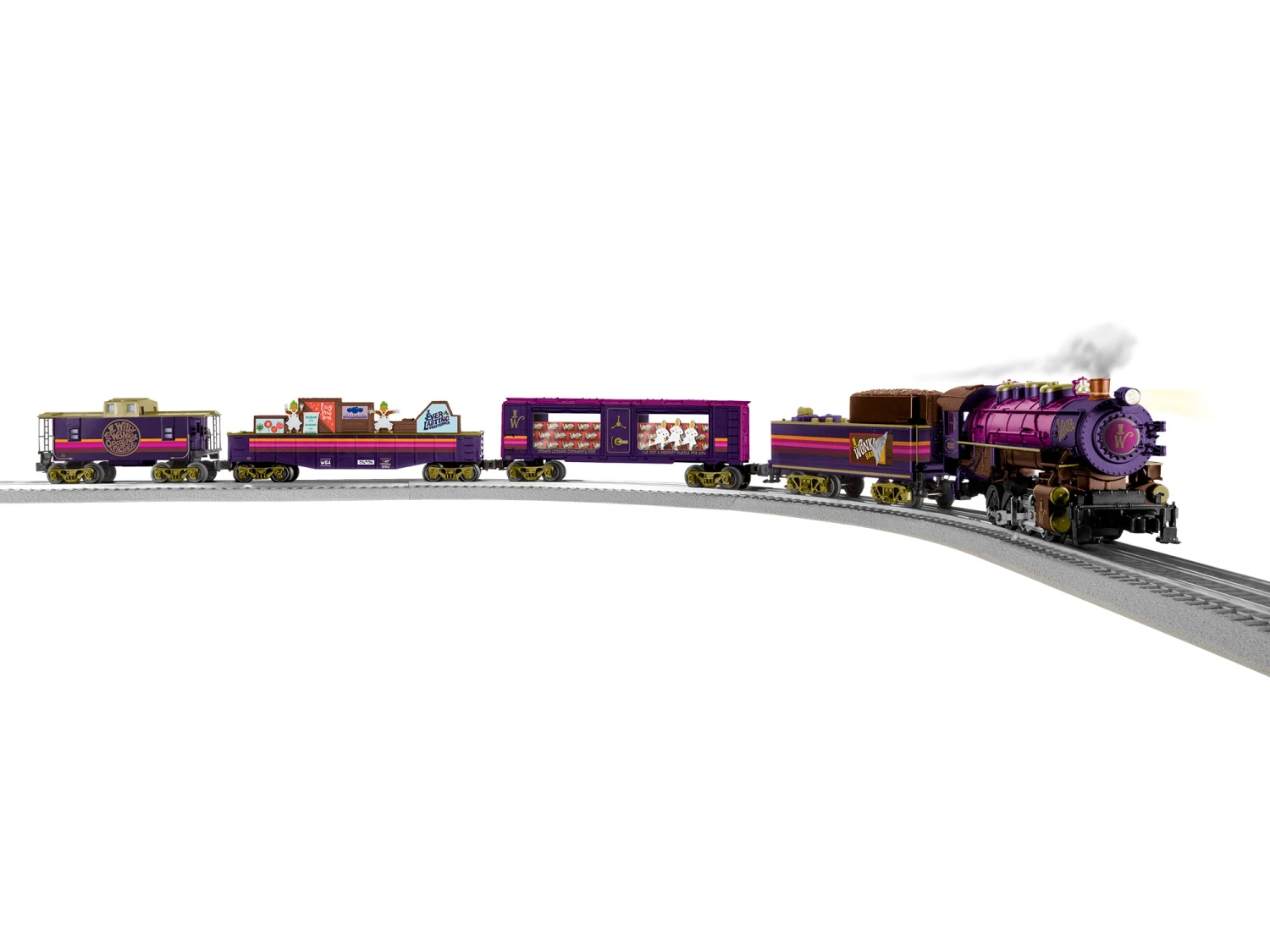 Lionel 2323070 O Gauge Willy Wonka & The Chocolate Factory LionChief Train Set 1 Lionel 2323070 O Gauge Willy Wonka & The Chocolate Factory LionChief Train Set