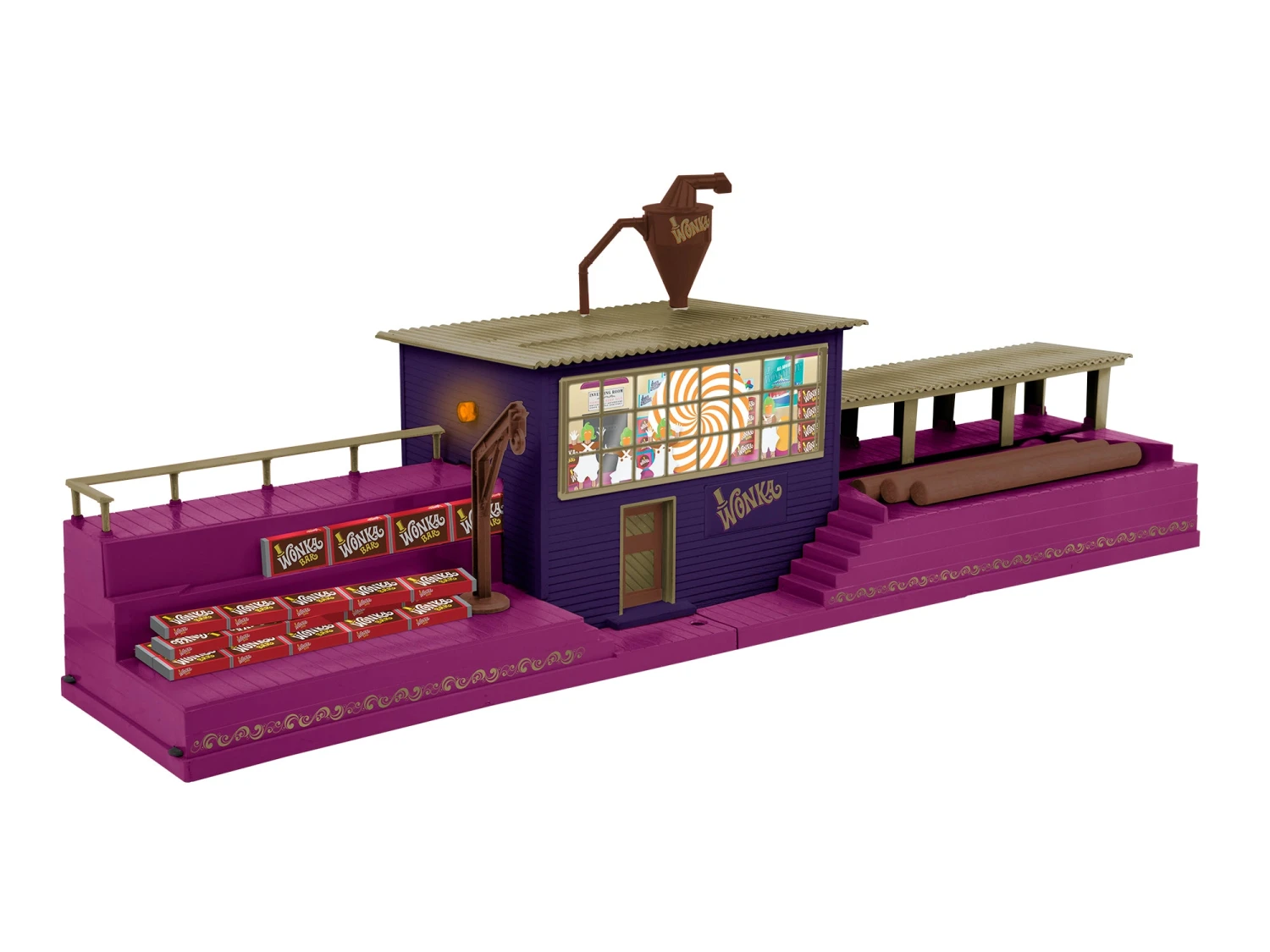 Lionel 2329280 O Gauge Willy Wonka Wonka Bar Packaging Facility 1 Lionel 2329280 O Gauge Willy Wonka Wonka Bar Packaging Facility