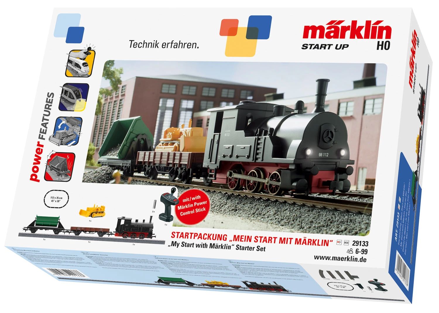 Märklin Start Up 29133 HO Scale "My Start With Märklin" Starter Set 1 Märklin Start Up 29133 HO Scale "My Start With Märklin" Starter Set