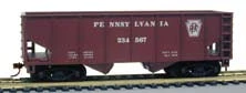 Model Power 98192 HO Scale 36' 2 Bay Open Hopper Pennsylvania PRR 234567 - NOS