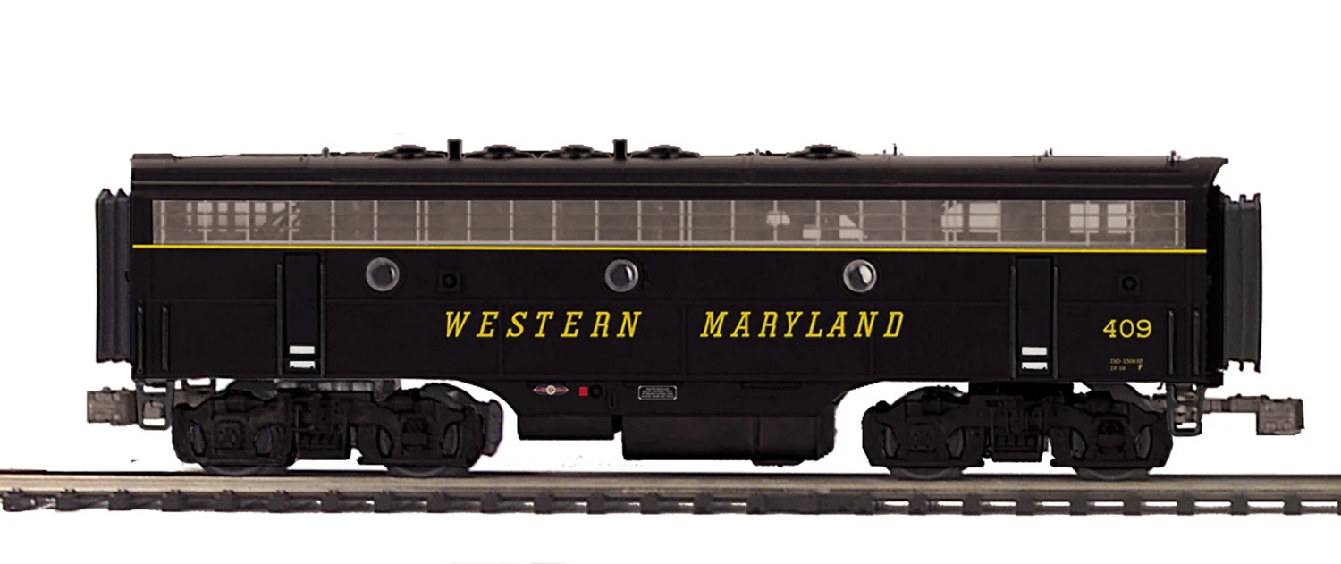 MTH Premier 20-21803-3 O Scale EMD F7A Diesel Western Maryland WM 409 (Non-Powered) 1 MTH Premier 20-21803-3 O Scale EMD F7A Diesel Western Maryland WM 409 (Non-Powered)