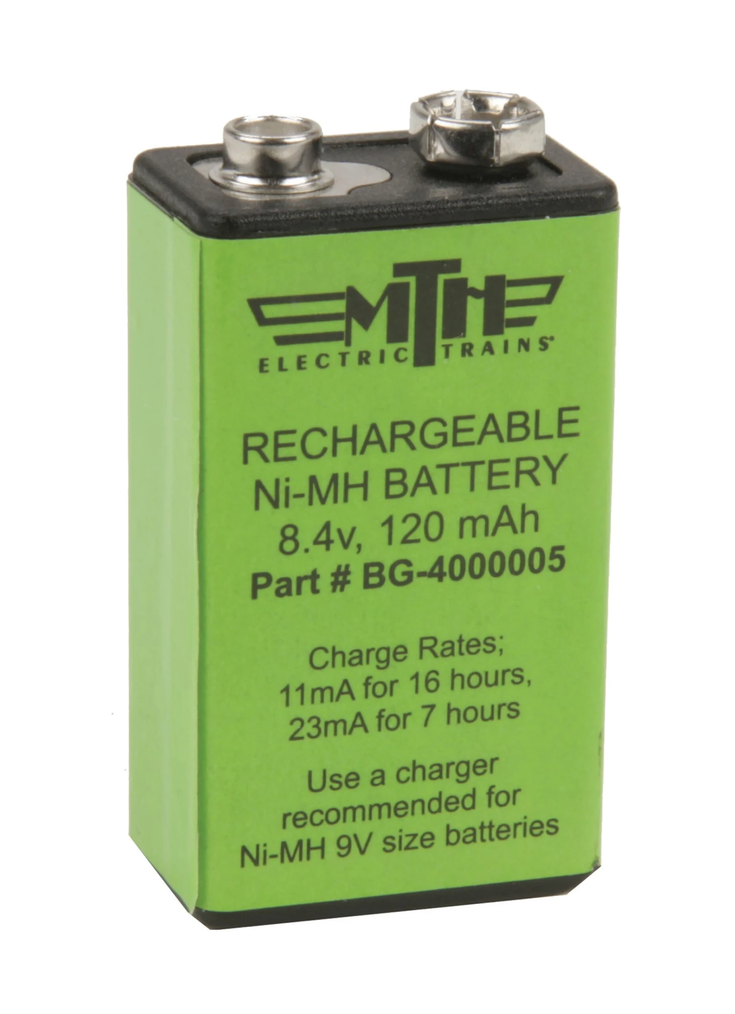 MTH 50-1008 Rechargeable 8.4v 200mAh NiMh Proto Sound Battery 1 MTH 50-1008 Rechargeable 8.4v 200mAh NiMh Proto Sound Battery