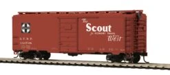MTH 85-74079 HO Scale 40' PS-1 Boxcar Santa Fe ATSF 141708 - NOS