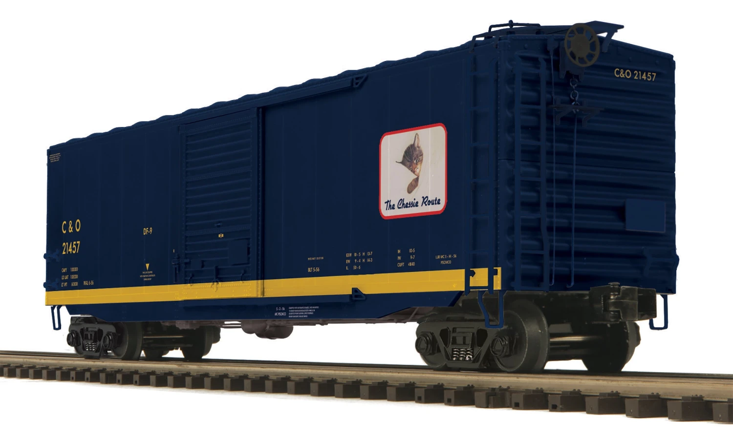 MTH Premier 20-99380 O Scale 50' PS-1 Boxcar Chesapeake & Ohio C&O 21457 2 MTH Premier 20-99380 O Scale 50' PS-1 Boxcar Chesapeake & Ohio C&O 21457 - Image 2