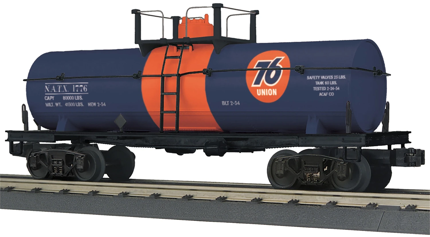MTH Railking 30-73610 O Gauge 3 Dome Tank Car Union 76 NATX 1776 1 MTH Railking 30-73610 O Gauge 3 Dome Tank Car Union 76 NATX 1776