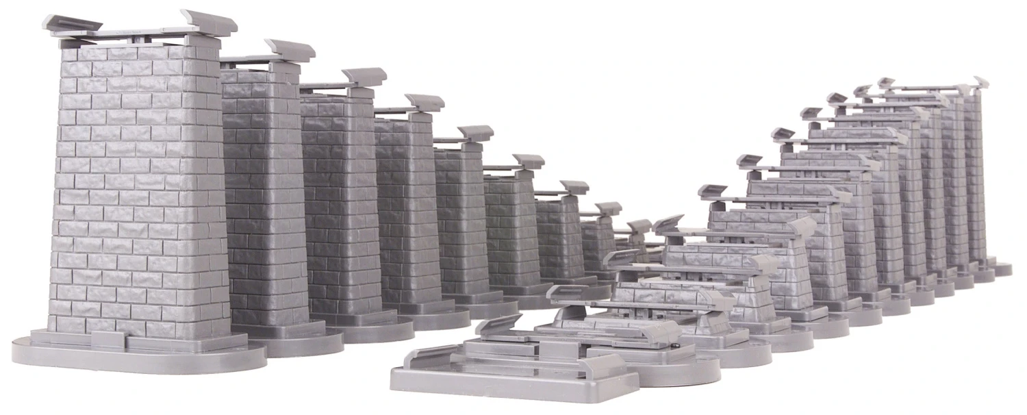 MTH RealTrax 40-1145 O Gauge 24 Piece Graduated Trestle System For FasTrack 1 MTH RealTrax 40-1145 O Gauge 24 Piece Graduated Trestle System For FasTrack
