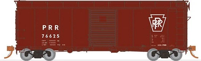 Rapido Trains 123005A HO Scale X31A Single Door Boxcar Plain Keystone Pennsylvania PRR # Varies 1 Rapido Trains 123005A HO Scale X31A Single Door Boxcar Plain Keystone Pennsylvania PRR # Varies