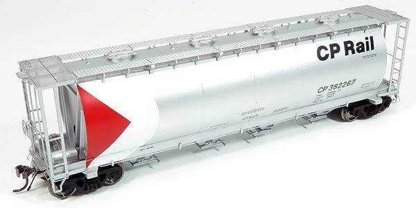 Rapido Trains 127028A HO Scale MIL 3800 Cylindrical Hopper "Silver Repaint" CP Rail Single 1 Rapido Trains 127028A HO Scale MIL 3800 Cylindrical Hopper "Silver Repaint" CP Rail Single