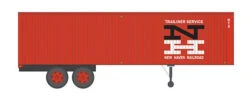 Rapido Trains 403007 HO Scale 35' Fruehauf Integral-Post Van Trailer New Haven NH