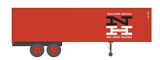 Rapido Trains 403007 HO Scale 35' Fruehauf Integral-Post Van Trailer New Haven NH 1 Rapido Trains 403007 HO Scale 35' Fruehauf Integral-Post Van Trailer New Haven NH