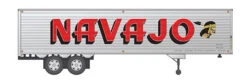 Rapido Trains 403045 HO Scale 40' Fruehauf Fluted Side Van Trailer Navajo